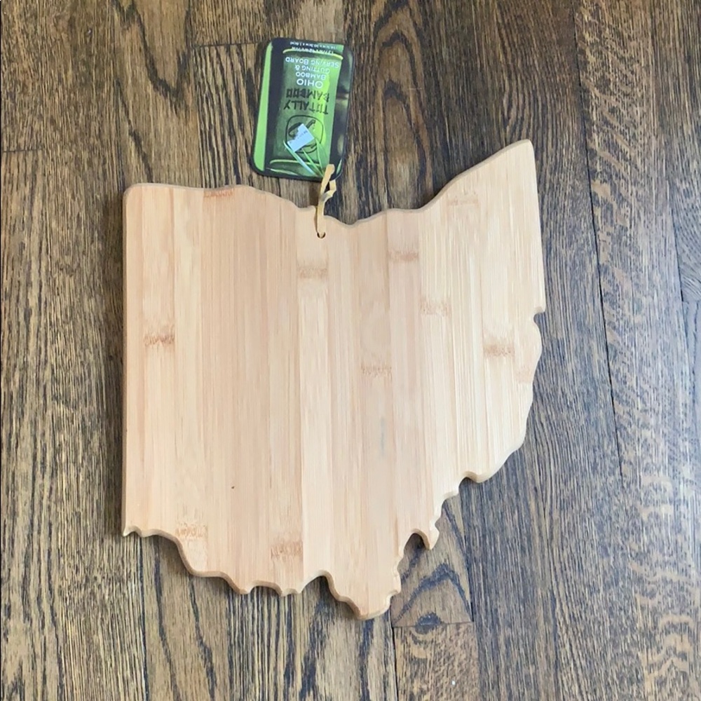 Ohio shaped cutting board